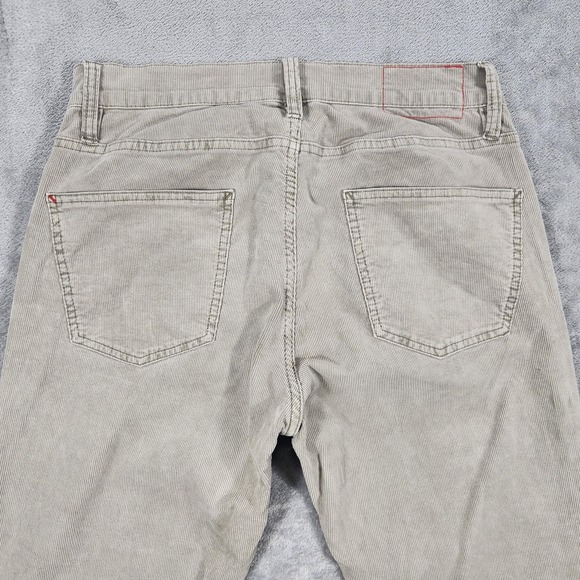 Marine Layer Cambridge Cord Pants Mens 30x30 Gray Corduroy Stretch Casual - Picture 6 of 16